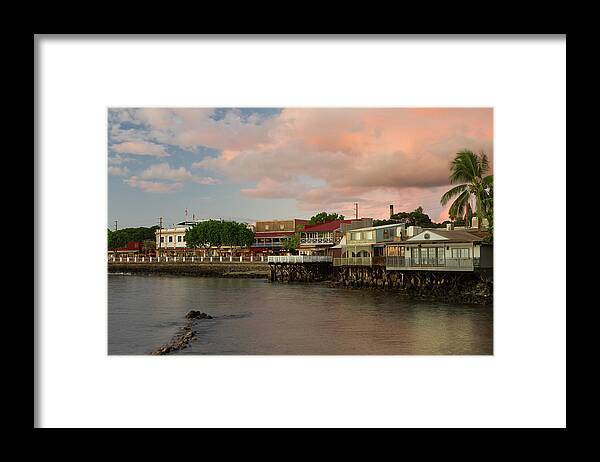 Lahaina Framed Print featuring the photograph Old Lahaina Town by Dustypixel