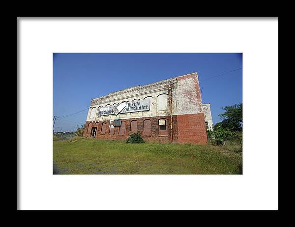 Rock Hill South Carolina Framed Print featuring the photograph Old Rock Hill Cotton Factory Color 10 by Joseph C Hinson