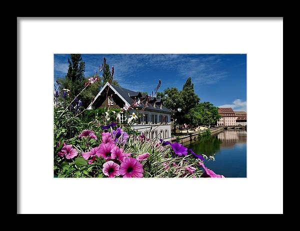 Strasbourg Framed Print featuring the photograph Old Strasbourg, France by Chris Bavelles