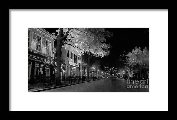 Alexandria Framed Print featuring the photograph Old Town Glimmer by Phil Cappiali Jr