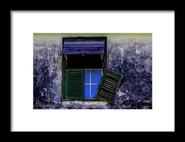 Windows Framed Print featuring the photograph Old window 2 by Stuart Manning
