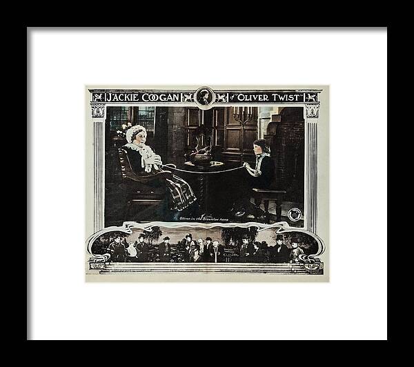Oliver Twist Framed Print featuring the photograph Oliver Twist, 1922 by Vincent Monozlay