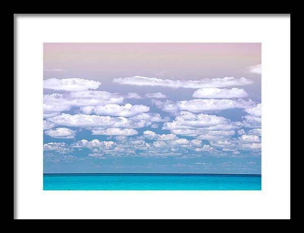 Sky Framed Print featuring the photograph Ombre Bahama Sky by Tanya G Burnett