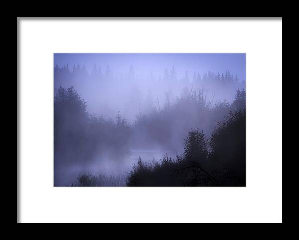 Fog Framed Print featuring the photograph One Foggy Morning... by Dan Jurak