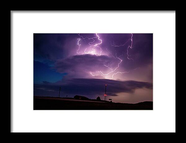 Nebraskasc Framed Print featuring the photograph One Last Storm Chase of 2019 052 by Dale Kaminski