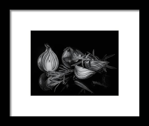 Onion Framed Print featuring the photograph Onion by Britt Vienonen