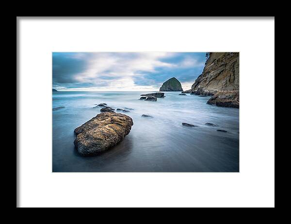 Oregon Framed Print featuring the photograph Oregon Coast by Nicole Young