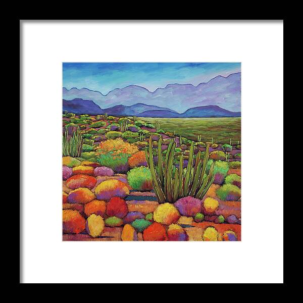 #faatoppicks Framed Print featuring the painting Organ Pipe by Johnathan Harris