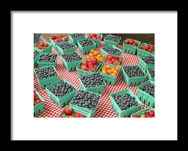 Fruit Carton Framed Print featuring the photograph Organic Fruits by By Tourtrophy