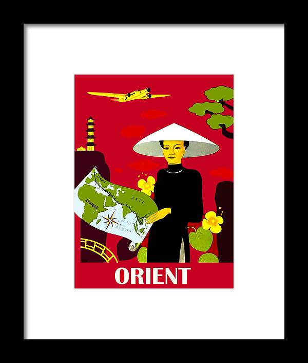 Orient Framed Print featuring the digital art Orient by Long Shot