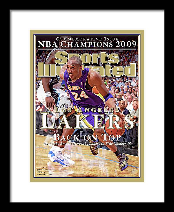 Playoffs Framed Print featuring the photograph Orlando Magic Vs Los Angeles Lakers, 2009 Nba Finals Sports Illustrated Cover by Sports Illustrated