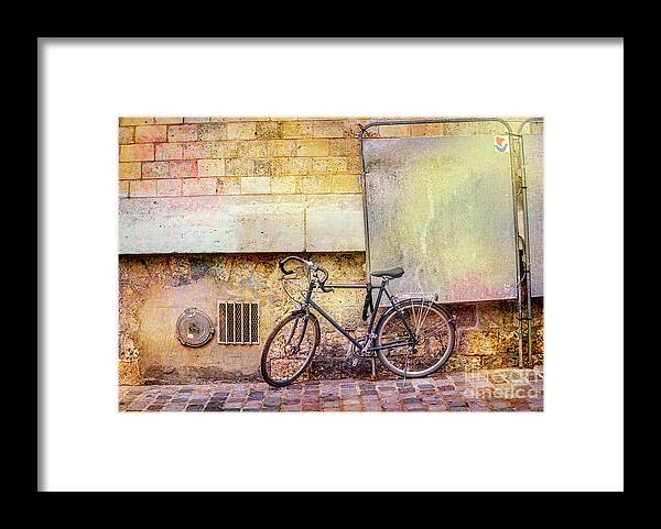 France Framed Print featuring the photograph Ostrad Bicycle by Craig J Satterlee