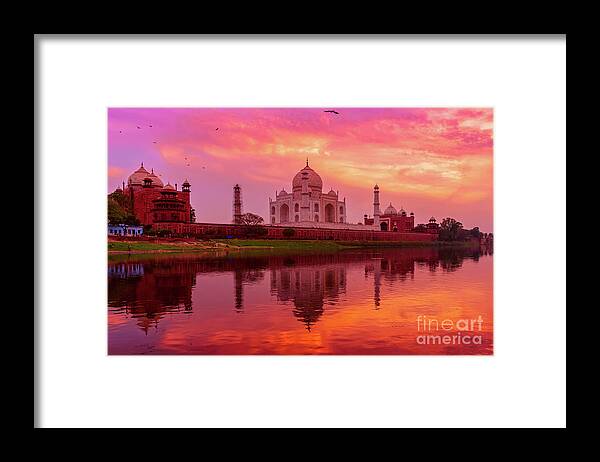 Art Framed Print featuring the photograph Other Side Of Taj Mahal by Smerindo schultzpax