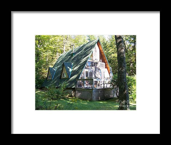 Cottage Framed Print featuring the photograph Our Little Eden by Jackie Mueller-Jones