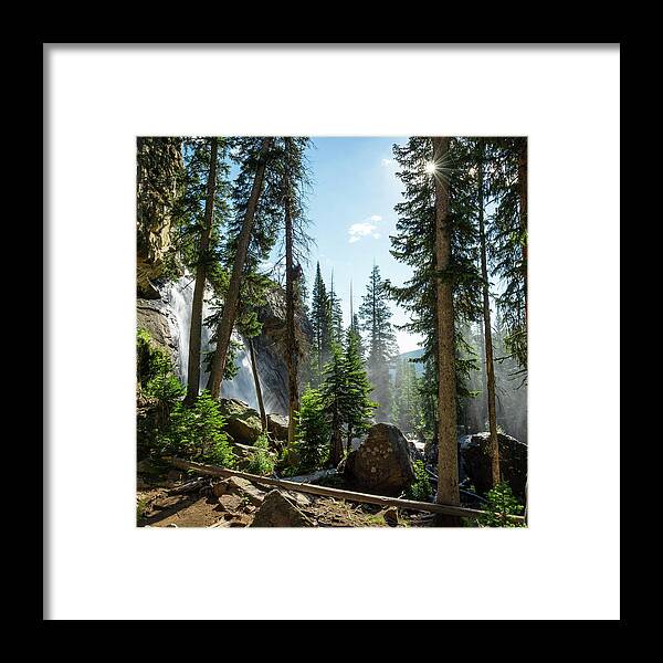 Ouzel Falls Framed Print featuring the photograph Ouzel Falls by Aaron Spong