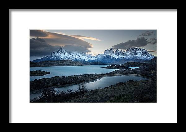 Landscape Framed Print featuring the photograph Overlook by April Xie