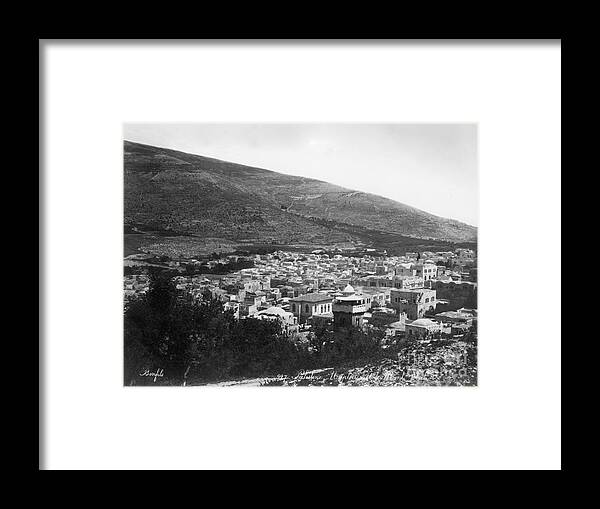 Palestinian Territories Framed Print featuring the photograph Overview Of Palestine by Bettmann