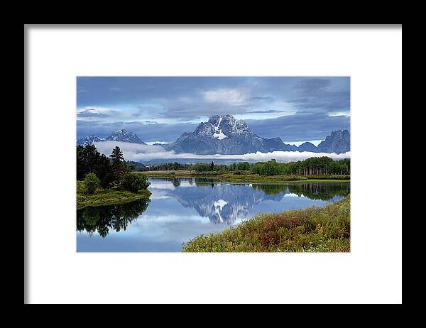  Aspens Framed Print featuring the photograph Oxbow Beauty by Ronnie And Frances Howard