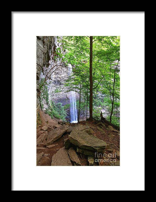 Tennessee Framed Print featuring the photograph Ozone Falls 2 by Phil Perkins
