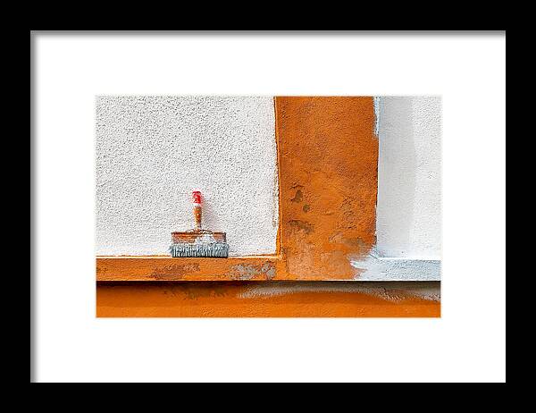 Brush Framed Print featuring the photograph Paintwork by Markus Auerbach