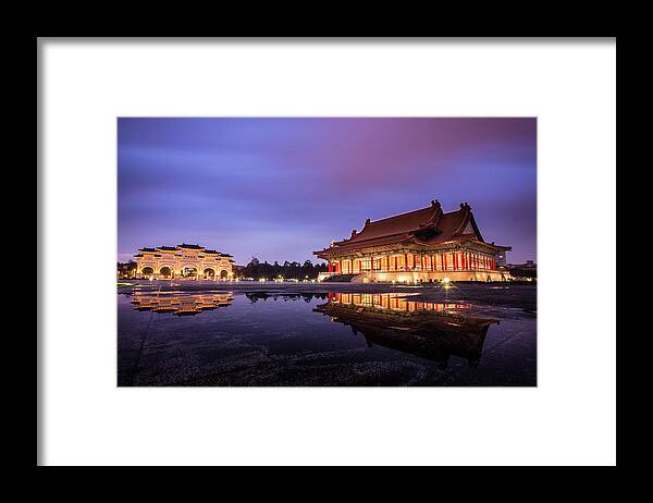 Tranquility Framed Print featuring the photograph Palace Reflection by © Copyright 2011 Sharleen Chao