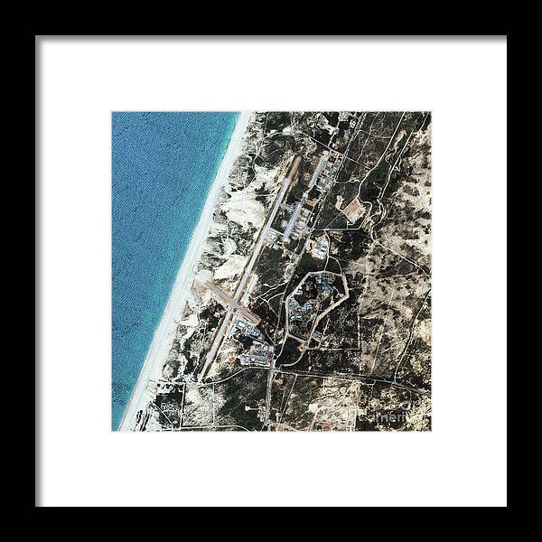 Israeli Framed Print featuring the photograph Palmachim Air Base by Geoeye/science Photo Library