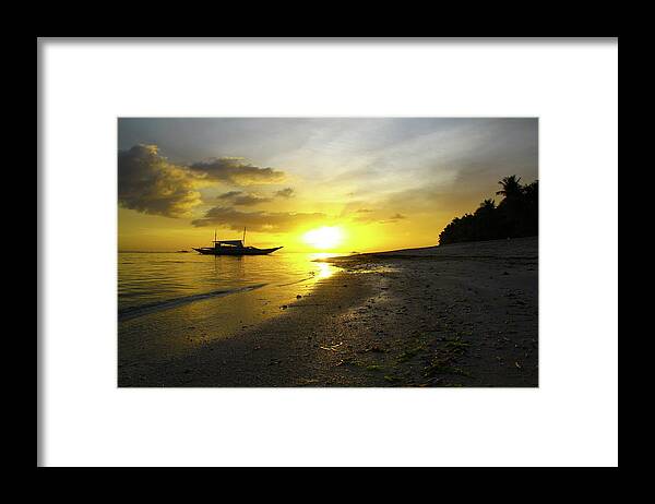 Water's Edge Framed Print featuring the photograph Panglao Island, Bohol, Philippines by Terence C. Chua