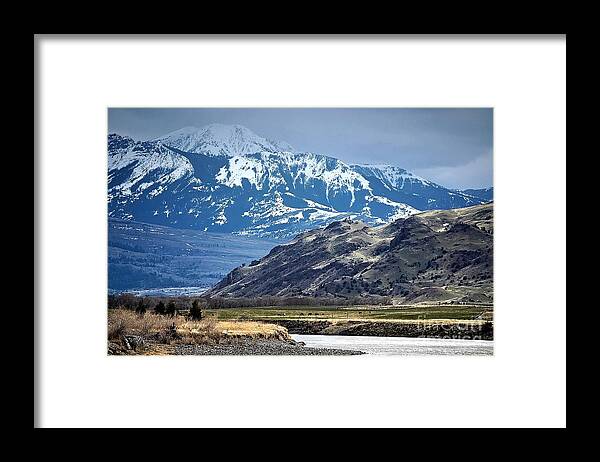 Yellowstone National Park Framed Print featuring the photograph Paradise Valley Montana by Steve Brown