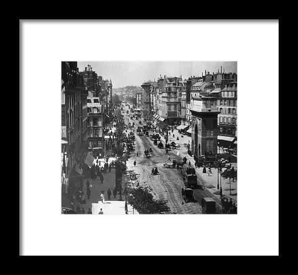 Arch Framed Print featuring the photograph Paris Boulevards by William England