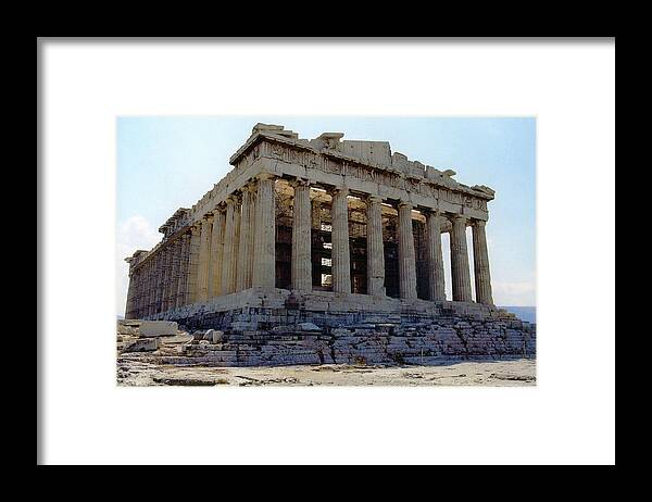 Parthenon Framed Print featuring the photograph Parthenon - Athens, Greece by Richard Krebs