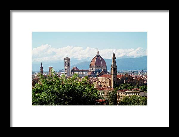 Scenics Framed Print featuring the photograph Particular View Of Florence by Lcodacci
