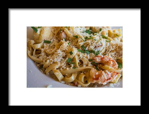Pasta Framed Print featuring the photograph Pasta by Eva Lechner
