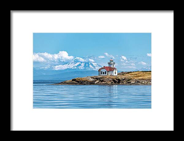 Lighthouse Framed Print featuring the photograph Patos Island Lighthouse by Rand Ningali