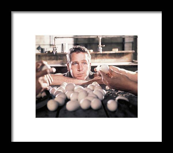 Paul Newman Framed Print featuring the photograph PAUL NEWMAN in COOL HAND LUKE -1967-. by Album