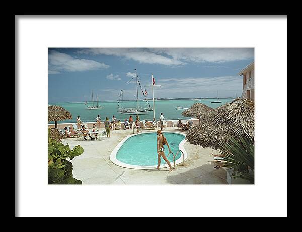 People Framed Print featuring the photograph Peace And Plenty by Slim Aarons