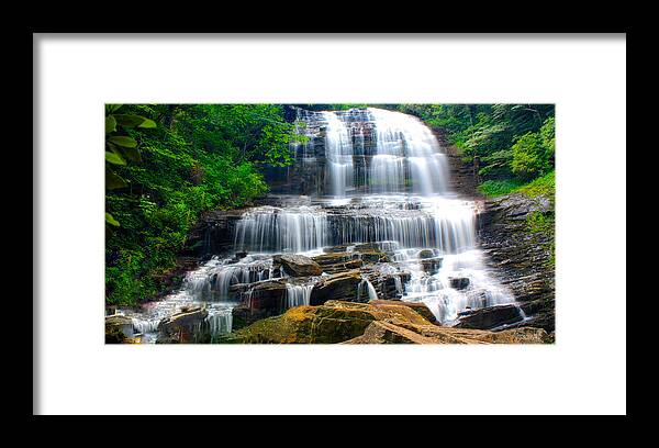 Nunweiler Framed Print featuring the photograph Pearson's Falls by Nunweiler Photography