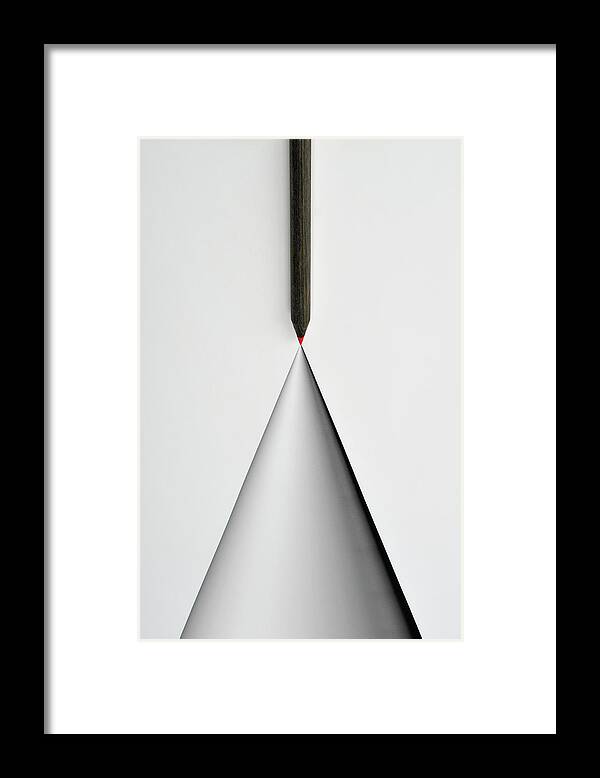 Art Framed Print featuring the photograph Pencil And The Structure Of The Cone by Yagi Studio