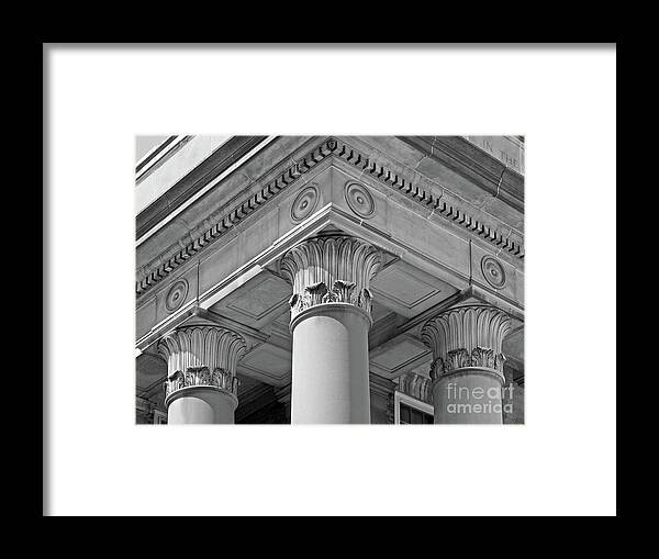 Pennsylvania State University Framed Print featuring the photograph Penn State University Old Main by University Icons