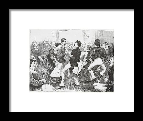Art Framed Print featuring the photograph People Dancing At Insane Asylum by Bettmann
