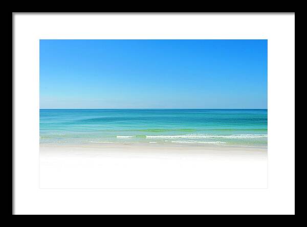 Gulf Framed Print featuring the photograph Perfect Beach Day by Kurt Lischka
