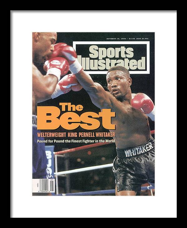 Welterweight Framed Print featuring the photograph Pernell Whitaker Vs Buddy Mcgirt, 1994 Wbc Welterweight Sports Illustrated Cover by Sports Illustrated