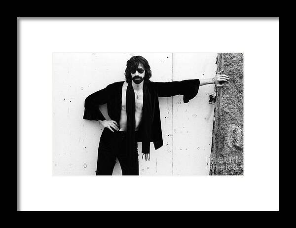 Singer Framed Print featuring the photograph Peter Wolf Of The J. Geils Band by The Estate Of David Gahr