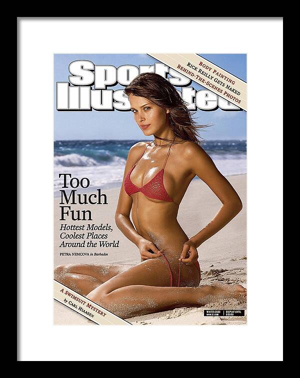 Social Issues Framed Print featuring the photograph Petra Nemcova Swimsuit Issue 2003 Sports Illustrated Cover by Sports Illustrated