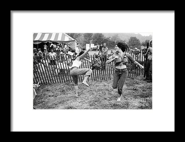 People Framed Print featuring the photograph Philadelphia Folk Festival by The Estate Of David Gahr