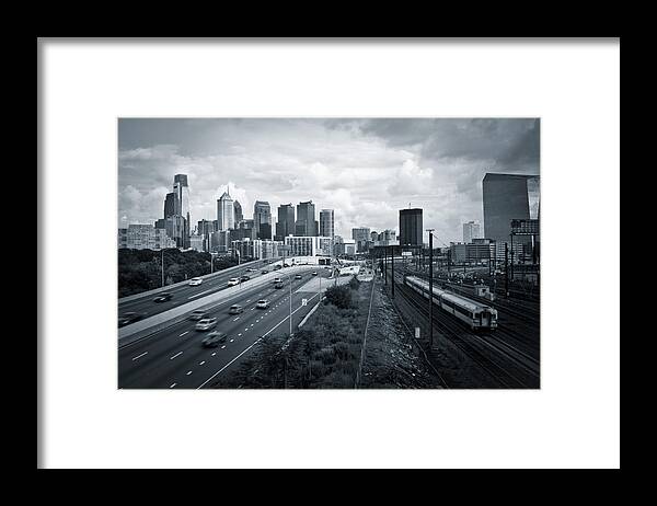 Downtown District Framed Print featuring the photograph Philadelphia Skyline by Youngvet
