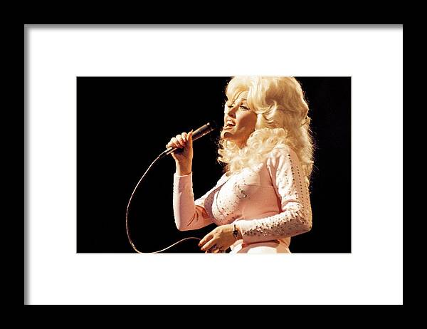 Dolly Parton Framed Print featuring the photograph Photo Of Dolly Parton by David Redfern