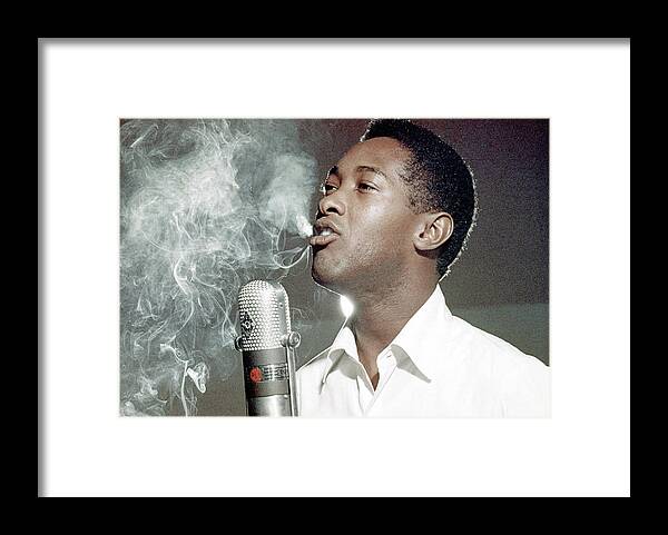 1950-1959 Framed Print featuring the photograph Photo Of Sam Cooke by Michael Ochs Archives