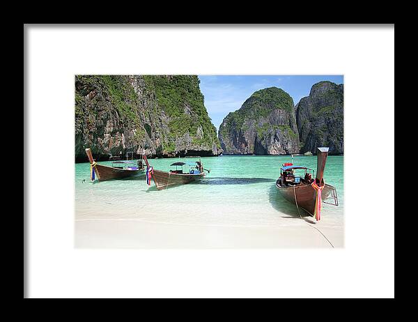 Outdoors Framed Print featuring the photograph Phuket, Thailand - Boating by Flyrfixr
