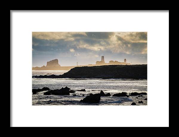 Pacific Framed Print featuring the photograph Piedras Blancas Lighthouse San Simeon CA by David Gordon