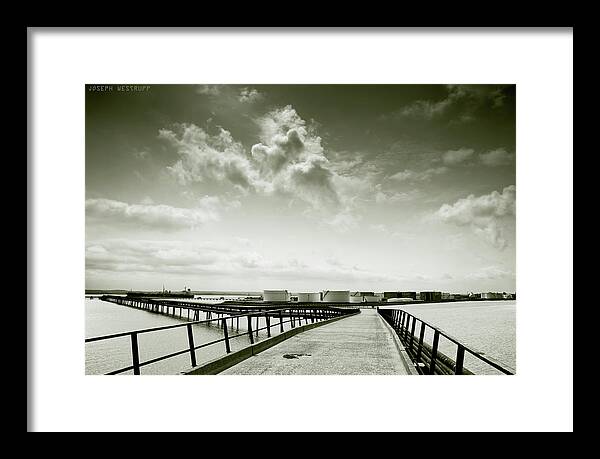 Industry Framed Print featuring the photograph Pier-Shaped by Joseph Westrupp